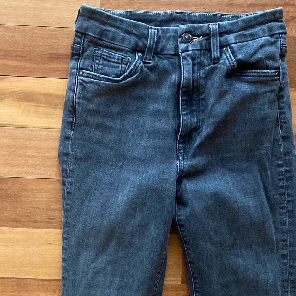 &denim black jeans